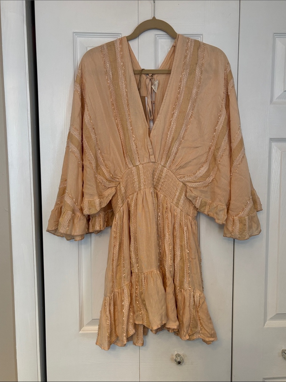 Surf Gypsy Peach Mini Dress
